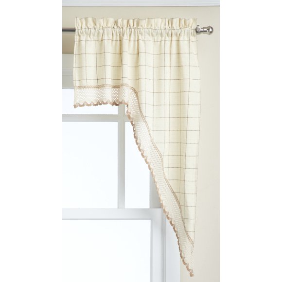 Lorraine Home Fashions Adirondack Swag, 60 par 38 Pouces, Toast
