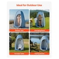 thumbnail image 6 of Portable Shower Tent Camping Privacy Tent Changing Room UPF 50+ Water Resistant, 6 of 9