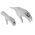 thumbnail image 3 of V For Vibes Wearable Vibrating Ring, Ring Vibrator Clio - Glossy Silver, 3 of 5