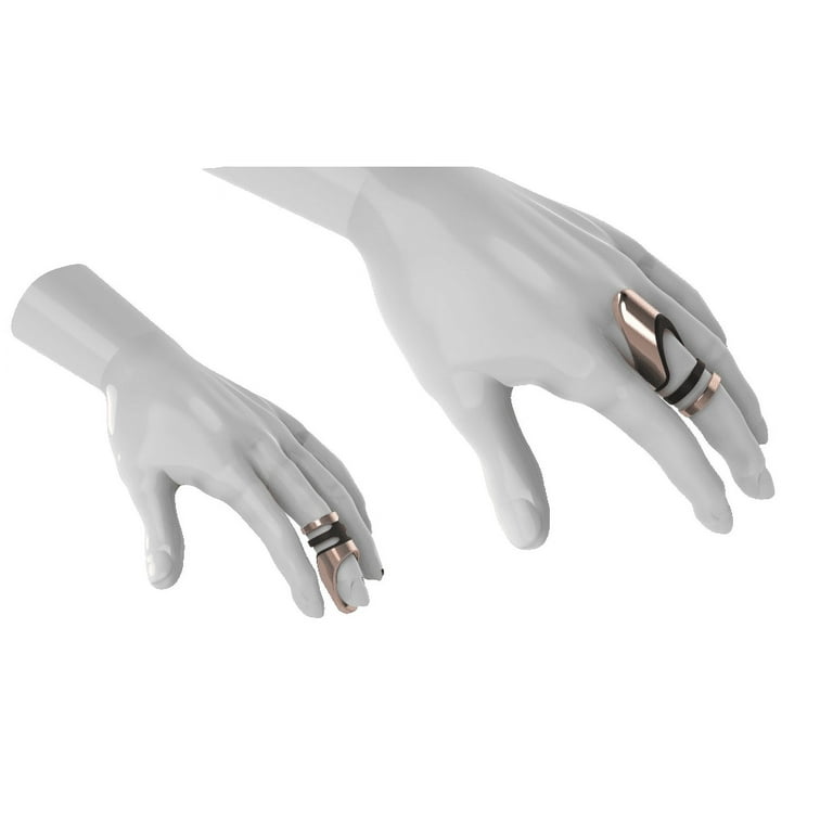V For Vibes Wearable Vibrating Ring, Ring Vibrator Clio - Dark Gray