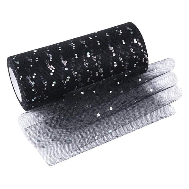 Polyester Shiny Tulle Roll Reuasble Tulle Roll Wedding Wrapping Mesh Tulle Wedding Costume Decoration