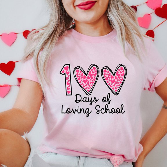 100 Days of School, 100 Days of Loving School, Teacher 100 Days Teacher Shirt, 100 Days of School shirt, Teacher Gift, Teacher Appreciation Shirt