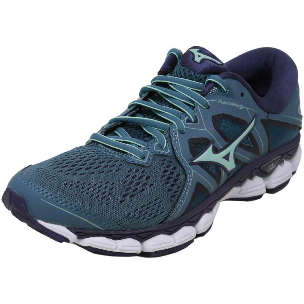 Mizuno Mizuno Women's Wave Sky 2 Grey / Light Blue /Purple AnkleHigh