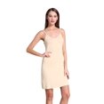 thumbnail image 1 of coreal Full Slip pour Femmes sous Robe Réglable Bretelles Spaghetti Genou Longueur Slips Sous-Vêtements de Nuit, 1 of 4