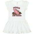 thumbnail image 3 of Inktastic Hogs and Kisses with Cute Pig Family Girls Baby Dress, 3 of 5