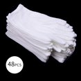 thumbnail image 4 of 48Pcs White Gloves, 24 Pairs Soft Cotton Gloves， White Cotton Gloves are Used for Cosmetics, Jewelry Coin Inspection, Inspection Gloves, Service Gloves. Stretchable Moisturizing Gloves, 4 of 5
