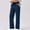 Navy, variant on Dwaogom Womens Casual Knit Pull on Pants for Women, Elastic Waist Pants, Women Casual Solid Color Elastic Waist Pockets Pants