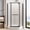 Matte Black, variant on Neo-Angle 36"x36"x72"Corner Shower Enclosure, Frameless Pivot Door, 1/4" Clear Tempered Glass, Black Finish