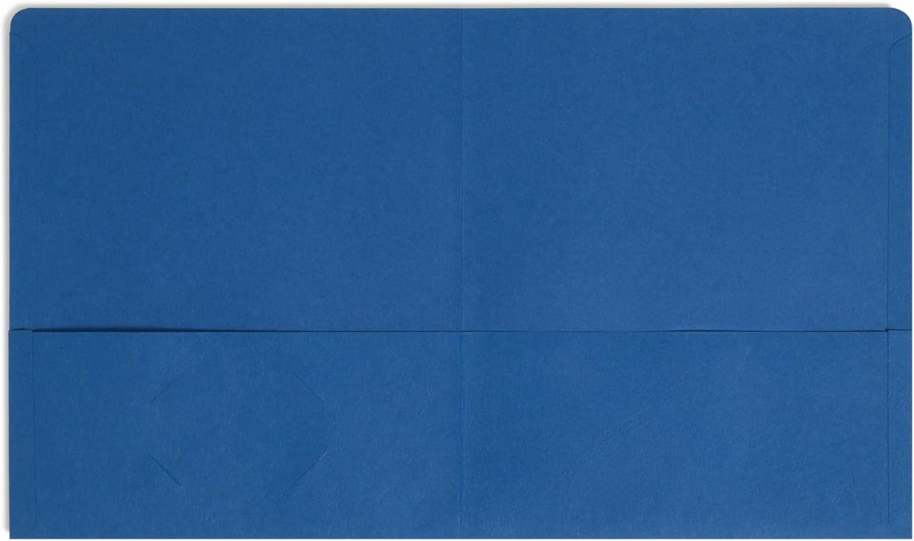 Two-Pocket Heavyweight File Folder, Letter Size, Assorted Colors, 50 per Carton (87863)