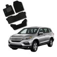 thumbnail image 4 of Carpet Floor Mats Custom for 2016 to 2022 Honda Pilot 7 Passengers with Driver Heel Pad and Safety Locks, Front, Rear and 3rd Row, Black - ecoMats, 4 of 8
