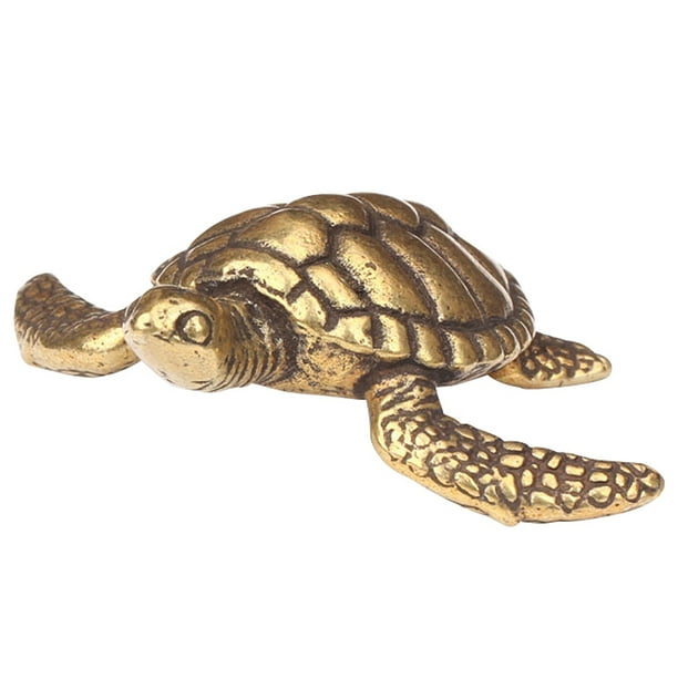 Nuolux Turtle Statue Figurines Sculpture Ornament Figurine Wealth Brass