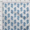 thumbnail image 3 of oneOone Cotton Flex Medium Blue Fabric Block Craft Projects Decor Fabric Printed By The Yard 40 Inch Wide-SS, 3 of 6