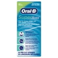 thumbnail image 2 of Oral-B Floss, Super Floss Pre-Cut Strands Dental Floss, Mint, 50 Count, 2 of 9