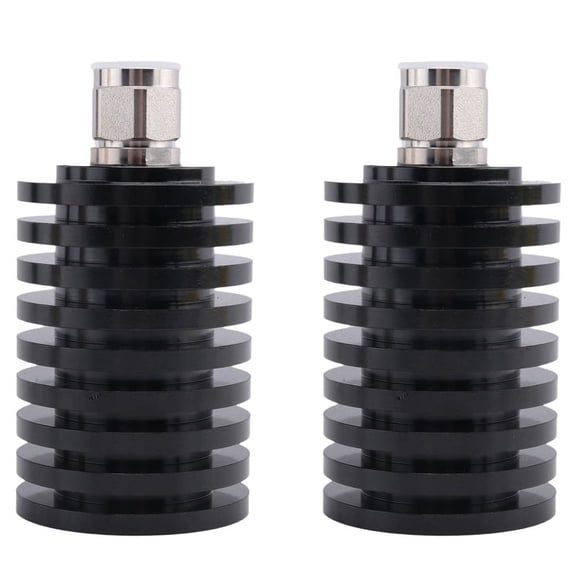 2X 50W Dummy Load N Male Connector DC - 3GHz 50 Ohm RF Coaxial Termination
