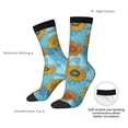 thumbnail image 4 of Logiee Sunflowers Print Adult Socks for Men & Women,Calf Socks, Ankle Socks,Boots Socks,Breathable Casual Sock,Unisex Crew Socks, 4 of 6
