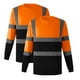 thumbnail image 3 of Penkiiy Camisas de trabajo 2PCS SMen para hombres Clase de construcción, Camisas de alta visibilidad, Camisetas de seguridad reflectante Hi Vis para hombres Mujeres, Camisas de trabajo de manga corta, 3 of 8