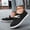 Beige, variant on Men's Slip On Breathable Walking Shoes, Canvas Lightweight Versatile Design with Cushion Sole, Comfortable Sneakers for Daily Leisure Gift