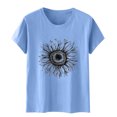 thumbnail image 4 of Fiudx Camisetas para Mujer Camisas de Moda para Mujer, Camisetas de Manga Corta, Blusas, 4 of 5
