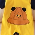 thumbnail image 6 of Karoyedx Newborn Summer Clothes Newborn Baby Romper Clothing Cute Infant Short Sleeve Clothes Jumpsuit Playsuit Summer Outfit for Boy Girl Yellow Size,9-12 Months, 6 of 8