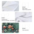 thumbnail image 2 of Yayeee Kitchen Hanging Hand Towels Set of 2 with Loop Bathroom Absorbent Tie Towel, Green Vibrant Forest Pattern, 2 of 7