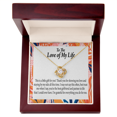 thumbnail image 5 of To My Girlfriend Best Girl Infinity Knot Necklace Message Card, 5 of 17