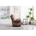 thumbnail image 6 of Clearance! Electric lift recliner with heat therapy and massage, suitable for the elderly, heavy recliner, with modern padded arms and back, camel, 6 of 9