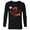 Black, variant on Marvel Deadpool Wade Wilson Cupid’s Arrow Valentine’s Day - Long Sleeve T-Shirt for Men – Customized-Black