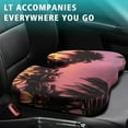 thumbnail image 4 of Premium Palm Trees Pattern Memory Foam Seat Cushion Ergonomic Chair Pad for Office Chair, Car, Airplane & Bleachers Sciatica, Tailbone Hip & Back Pain Relief - Chair Cushion for Long Office Workers., 4 of 5