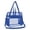 Blue, variant on Reinforced Shoulder Straps Stadium Approved Small Backpack 12x12x6 For Concerts Work Events(White,5.91*12.2*12.2in)
