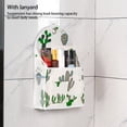 thumbnail image 3 of Bolsa de almacenamiento trasera para puerta, bolsa colgante para sala de estar, dormitorio, montado en la pared, cosméticos, llaves, aperitivos, Almacenamiento y organización del hogar tipo 5 Yuarrent HA066613-05B, 3 of 6