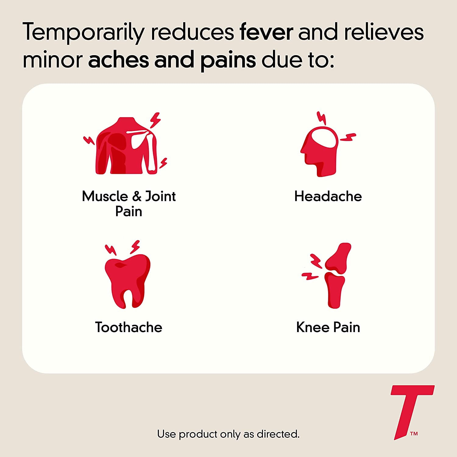 Product Of Tylenol Extra Strength, Pain/Fever Reducer Vials, Count 12 (10Caps) - Headache/Pain Relief / Grab Varieties & Flavors