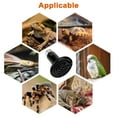 thumbnail image 7 of 2 Pack 100W Ceramic Heat Lamps, TSV Infrared Heat Emitter Bulbs for Reptiles, Amphibians, 7 of 7