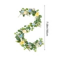 thumbnail image 3 of Twfbrm 5.9FT Flower Garland Artificial Butterfly Vines Flowers Garland for Bedroom, Greenery Hanging Flower Vines Floral Garland Decorations for Wedding Party Wall Room Decor, 3 of 7