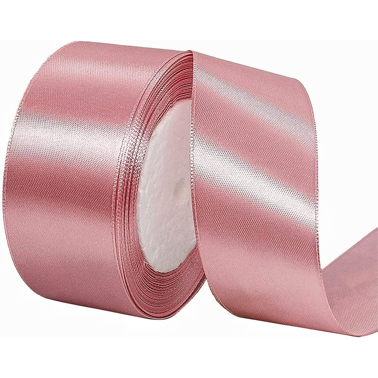 1 Roll/22m Light Gold Satin Ribbon Cloth Ribbon Flower Wrapping Gift  Packing Ribbon, 4cm Wide