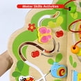 thumbnail image 3 of TOOKYLAND Wooden Rotating Activity Tree - Activity Center Toy with Bead Maze, Spinning Gears, Clock, Doors and More, 2 Years +, 3 of 9