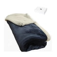 thumbnail image 1 of Cobija Frazada Cobertor Borrega Matrimonial Calientita Suave Gris, 1 of 3