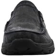 thumbnail image 4 of Skechers Loafers for Men Relaxed Fit Canvas Slip-On Casual Shoes Memory Foam Insole Moc Toe Elastic Panels Flexible Outsole, 4 of 7