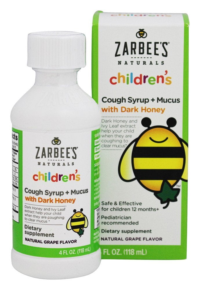 Zarbee S Naturals Children S Cough Mucus Reducer Syrup Walmart