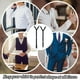 thumbnail image 5 of Sujetadores de camisa ajustables en 2 tamaños (51-76 cm) de nailon con pinzas antideslizantes. Sujetadores de camisa extensibles con pinzas de bloqueo antideslizantes., 5 of 5