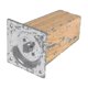 thumbnail image 2 of Set Of 4 Wooden Oak Furniture Square Legs, 2 of 4