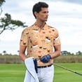 thumbnail image 3 of Fuzoiu Funny Sushi Print Men's Polo Shirts Short Sleeve,Golf Shirts for Men,Mens Golf Shirt Moisture Wicking Quick-Dry-Medium, 3 of 6