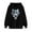 Black(New), variant on PNTUTB Women's Round Neck Print Winter Hoodie Casual Sweatshirt Long Sleeved Comfortable Pullover