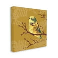 thumbnail image 3 of Stupell Industries Small Yellow Bird Perched Wildlife Animal Portrait Graphic Art Gallery Wrapped Canvas Print Wall Art, Design by Verbrugge Watercolor, 3 of 7