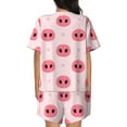 thumbnail image 3 of Bixox Women's Pig Noses Printed Pajama Set 2 Piece Lounge Set Top and Shorts Soft Pajamas, Shorts with Pockets, 3 of 7
