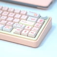 thumbnail image 4 of Kit de teclado mecánico de bricolaje con perilla de retroiluminación RGB (rosa con teclas) Ehuebsd Para estrenar, 4 of 5