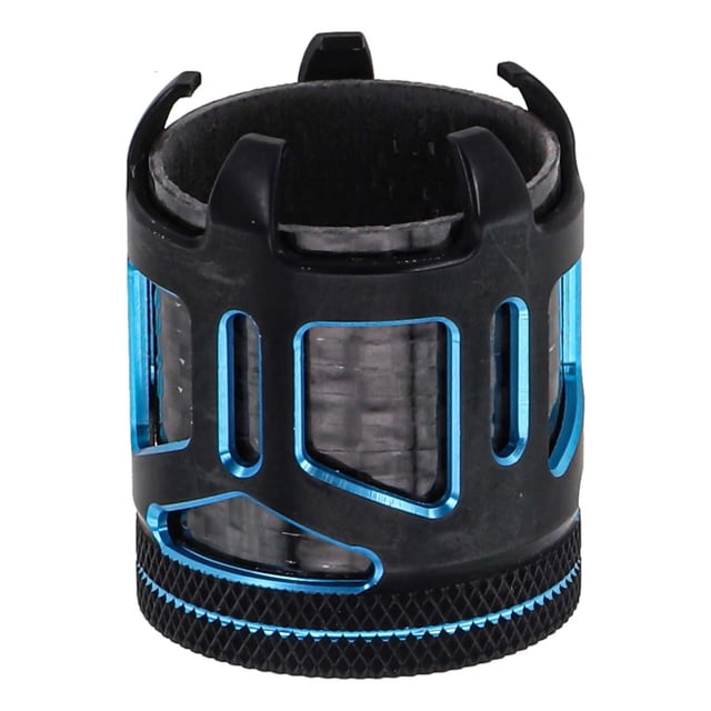 25mm Fishing Reel Seat Decorative Part with for Nutt Lock Diy Fishing Rod Blue
