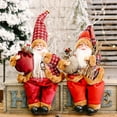 thumbnail image 6 of Christmas Doll Santa Claus Figurine Decoration Sitting Decor 30cm Holiday Statue Plastic DIY Gift 11\.8 Inch New Year  Type 3, 6 of 9