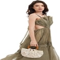 thumbnail image 4 of GASTROPOD Shell Purse for Women Handmade Seashell Beaded Clutch Beach Wooden Top Handle Bag, 4 of 6