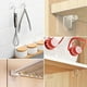 thumbnail image 2 of 12 Pack Closet Shelf Bracket, Cabinet Adhesive Shelf Support Peg Bracket, Punch Free Adhesive Clear Plastic Pegs Hanger Holder For Partition, 2 of 5