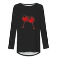 thumbnail image 4 of Offre du Jour! Aqestyerly Pull Décontracté Imprimé pour Femmes, Manches Longues, Col Rond, 4 of 4